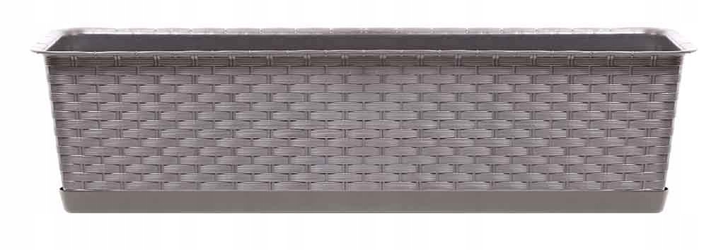 Kvetináč Prosperplast 78,3 cm x 17,3 x 14,5 cm plastové odtiene hnedej a béžovej
